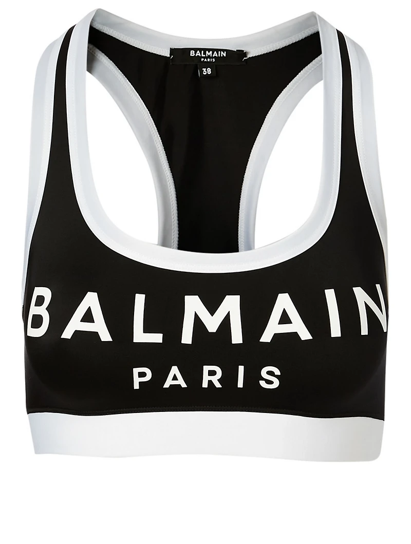 Logo Racerback Sports Bra