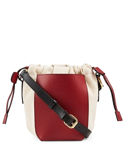 Gusset Leather Shoulder Bag