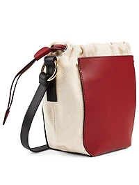 Gusset Leather Shoulder Bag