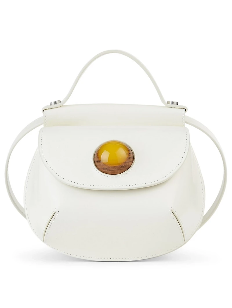 Cyclops Leather Top Handle Bag