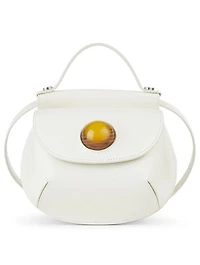 Cyclops Leather Top Handle Bag