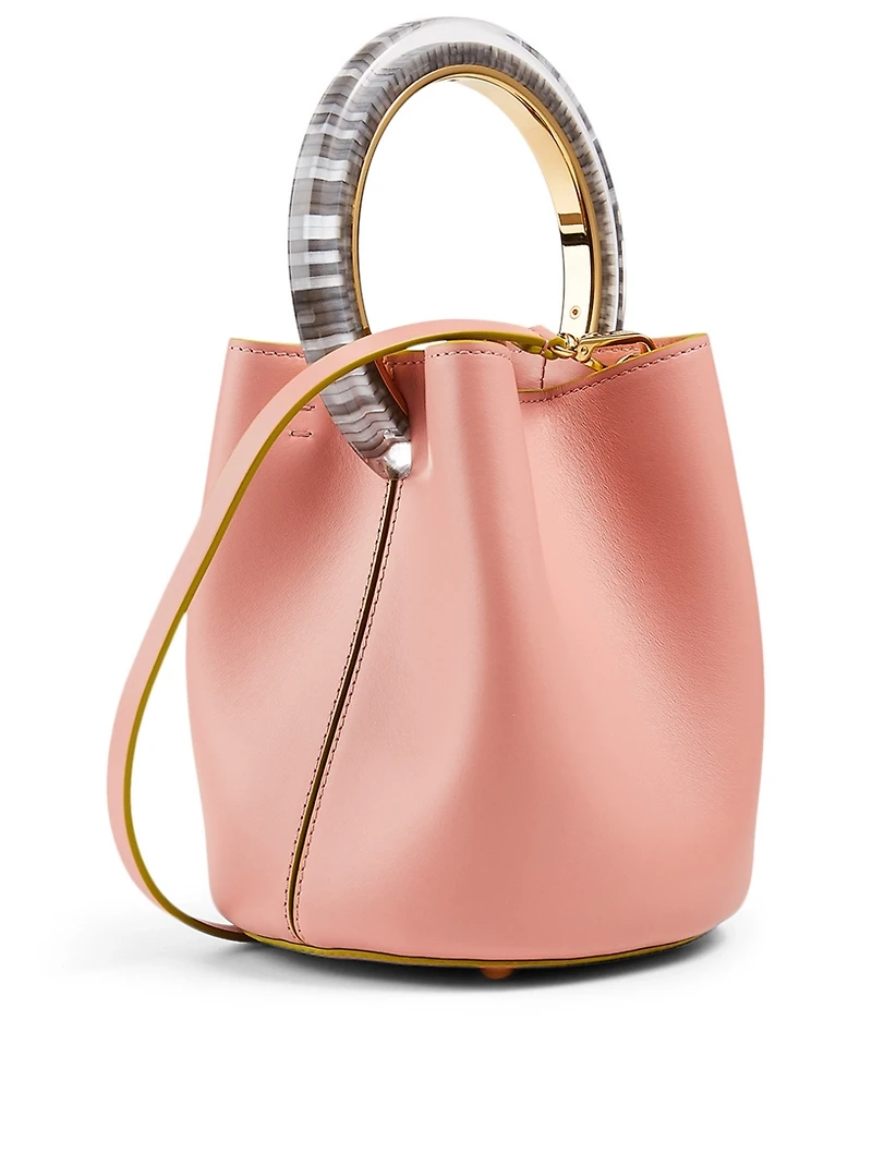 Pannier Leather Tortoise Shell Top Handle Bag