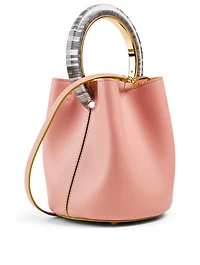 Pannier Leather Tortoise Shell Top Handle Bag