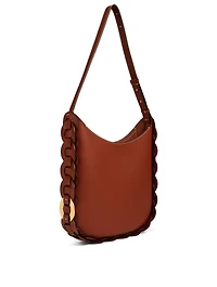 Medium Darryl Leather Hobo Bag