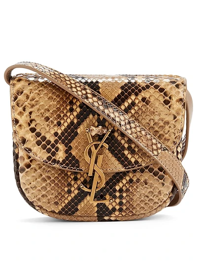 Small Kaia YSL Monogram Python Crossbody Bag