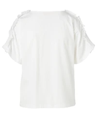 Cotton Smocked T-Shirt
