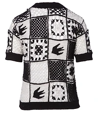 Kaio Patchwork Crochet Sweater