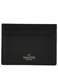Rockstud Leather Card Holder