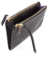 Vegan Leather Wallet Crossbody Bag