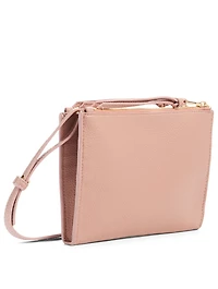 Vegan Leather Wallet Crossbody Bag