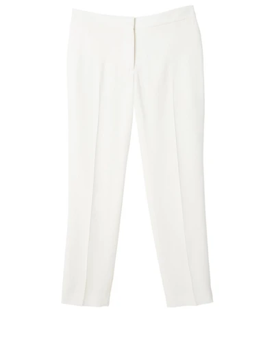 Leaf Crepe Cigarette Pants