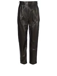 Leather Peg Pants
