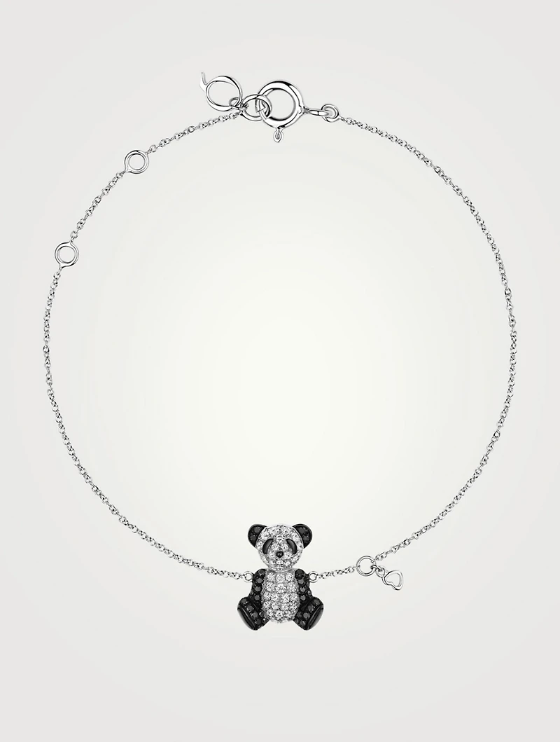 Petite Bo Bo 18K White Gold Bracelet With Diamonds
