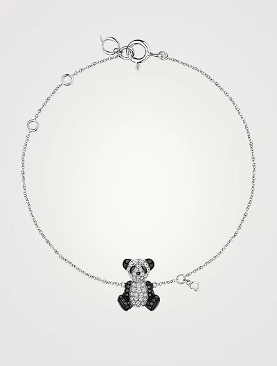 Petite Bo Bo 18K White Gold Bracelet With Diamonds