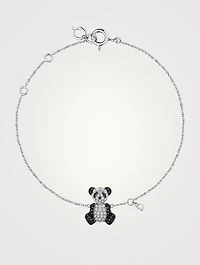 Petite Bo Bo 18K White Gold Bracelet With Diamonds