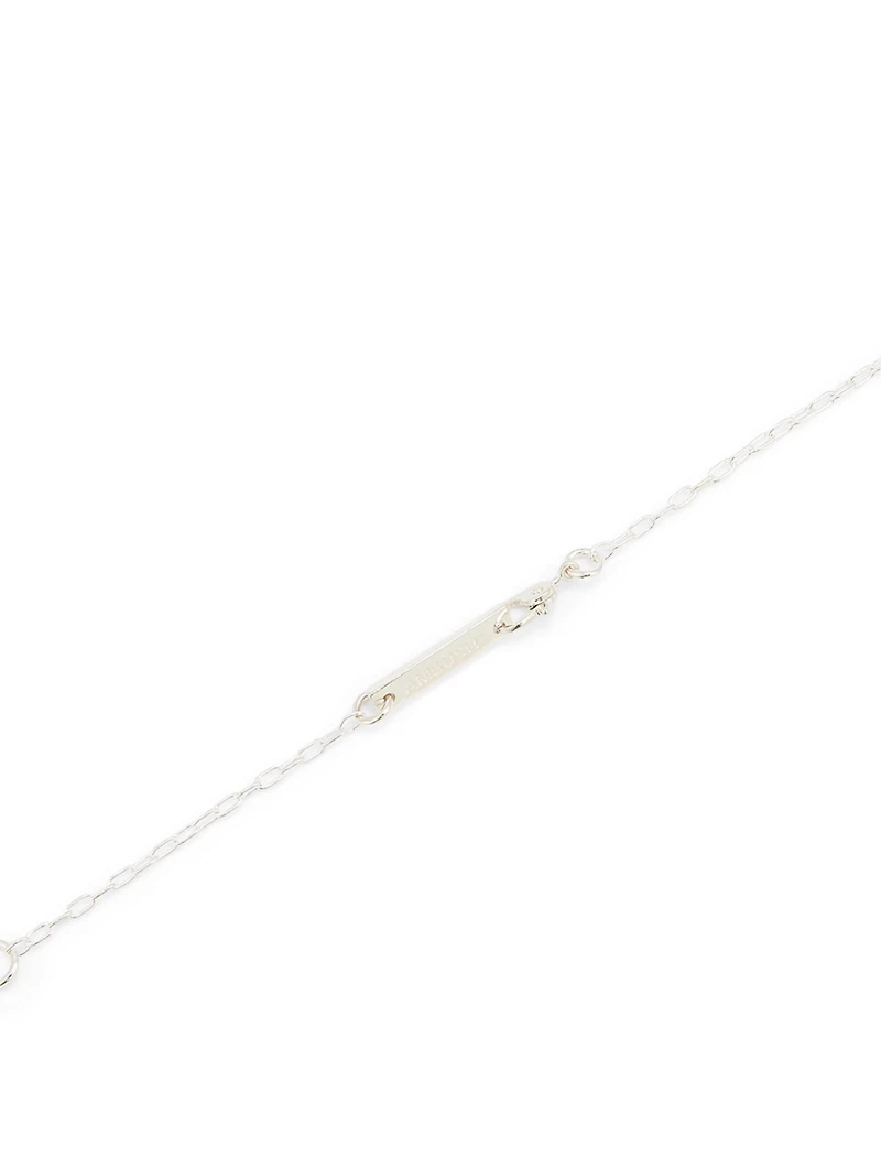 Sterling Silver Spider Charm Necklace