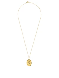 Pomegranate Vine 10K Gold Pendant Necklace - 18" Chain