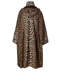 Opera Rain Coat Leopard Print