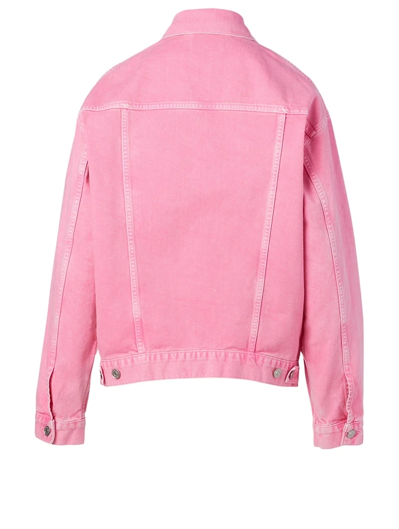 Jean Jacket With Chest Logo
