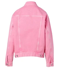 Jean Jacket With Chest Logo