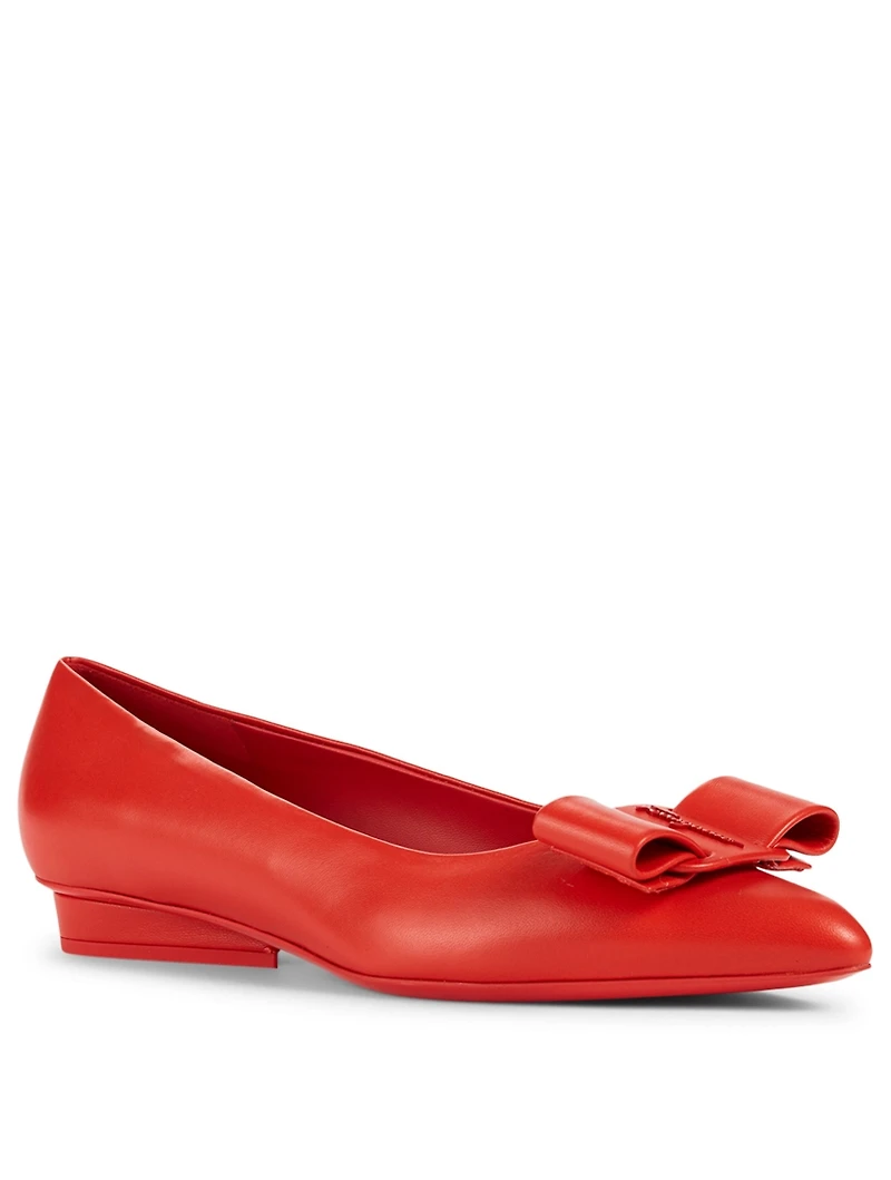 Viva Leather Ballet Flats