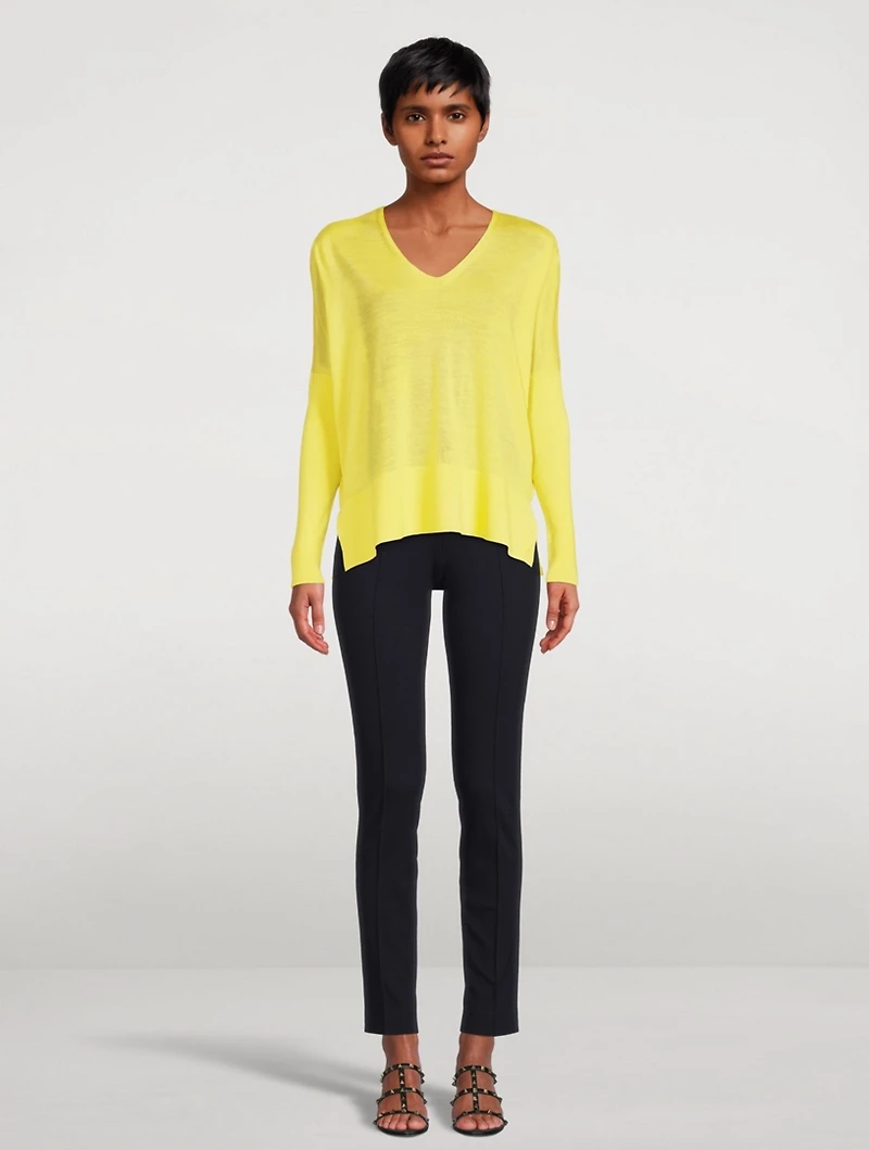 Wool V-Neck Sweater