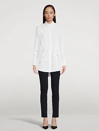 Magnolia Appliqué Tunic Shirt