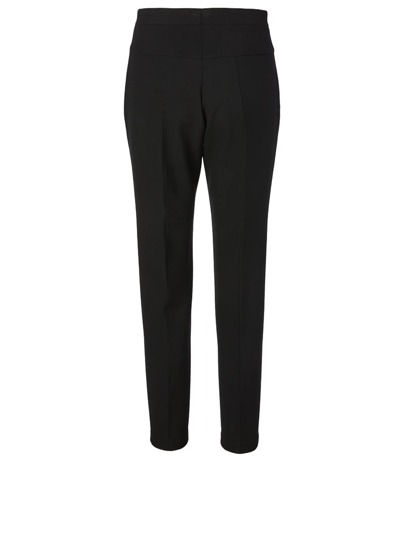 Freya Pebble Crepe High-Waisted Pants
