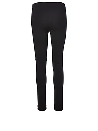 Fancy Leather Two-Tone Pants