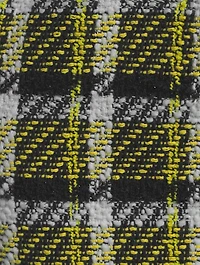 Tweed Mini Skirt Glen Check Print