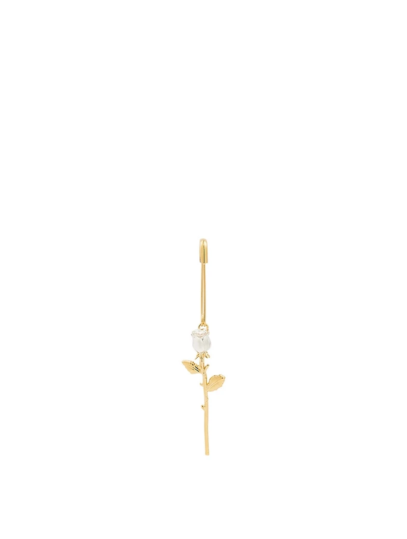 Rose Charm Earring