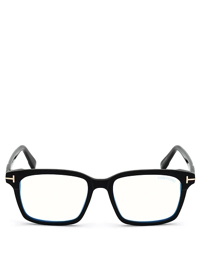 Square Optical Glasses With Blue Block Lenses
