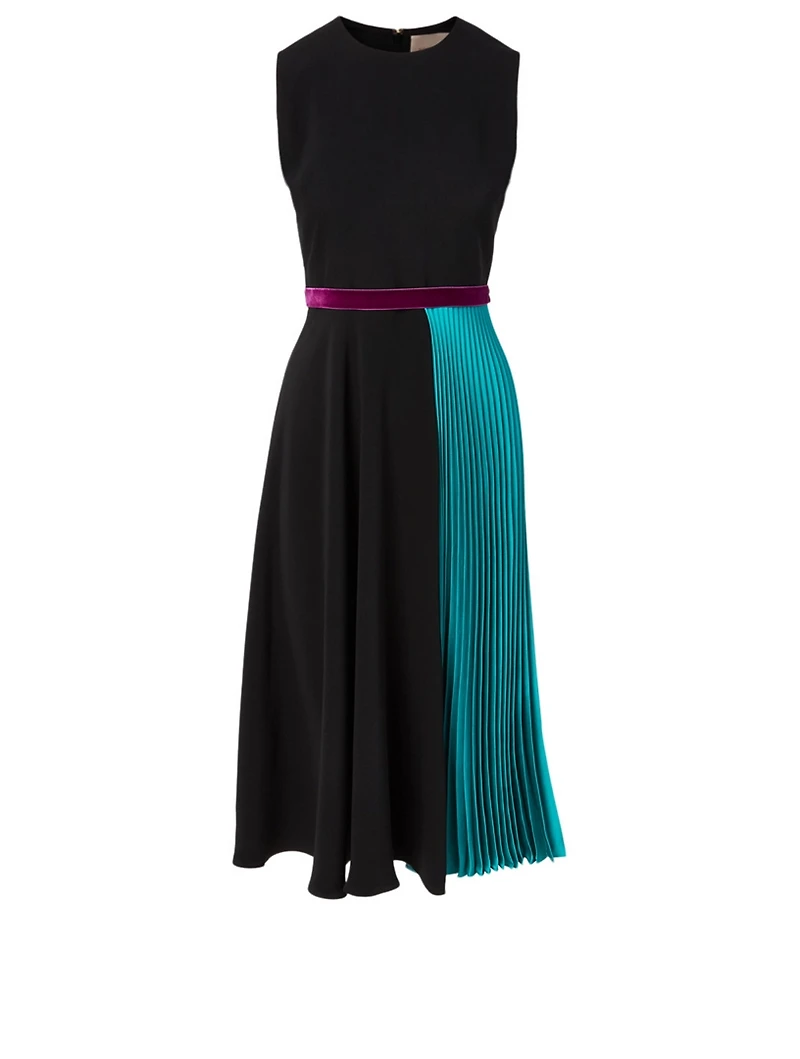 Zahida Silk Midi Dress