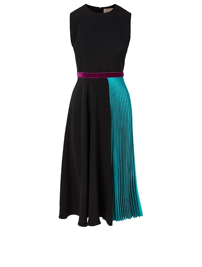 Zahida Silk Midi Dress