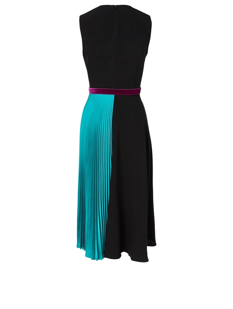 Zahida Silk Midi Dress