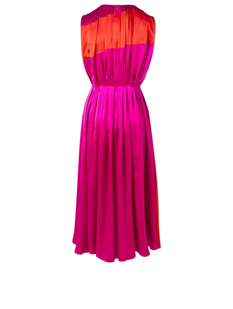 Cora Silk Midi Dress