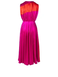 Cora Silk Midi Dress