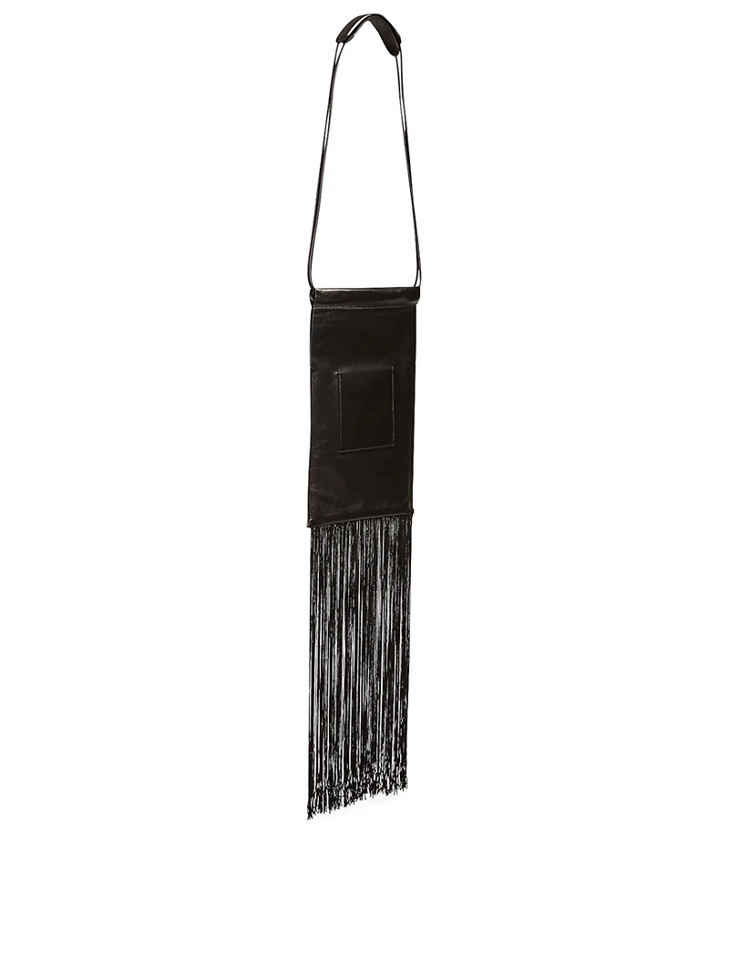 XS Leather Fringe Bag