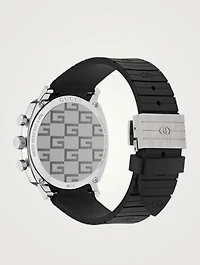 Grip Steel Rubber Strap Watch