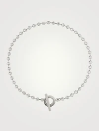 Sterling Silver Boule Chain Necklace