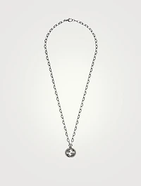 Silver Necklace With Interlocking G