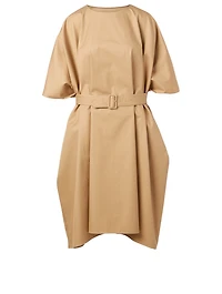 Cotton Dress With Belt