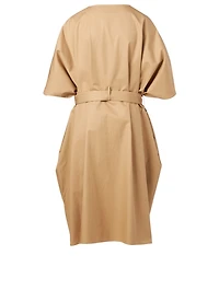 Cotton Dress With Belt