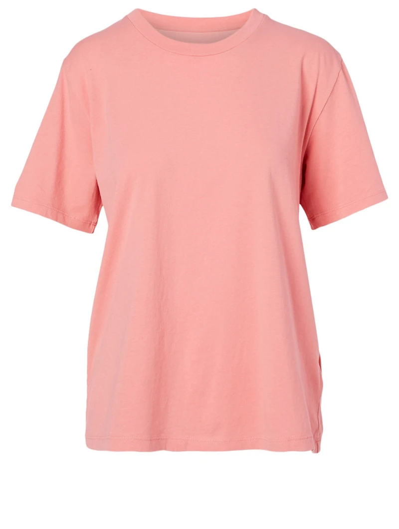 Cotton T-Shirt With Graphic Back