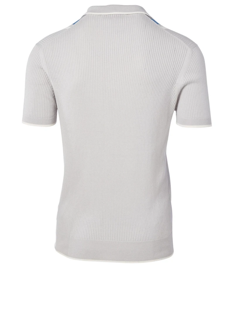 Horton X Silk And Cotton Polo Shirt