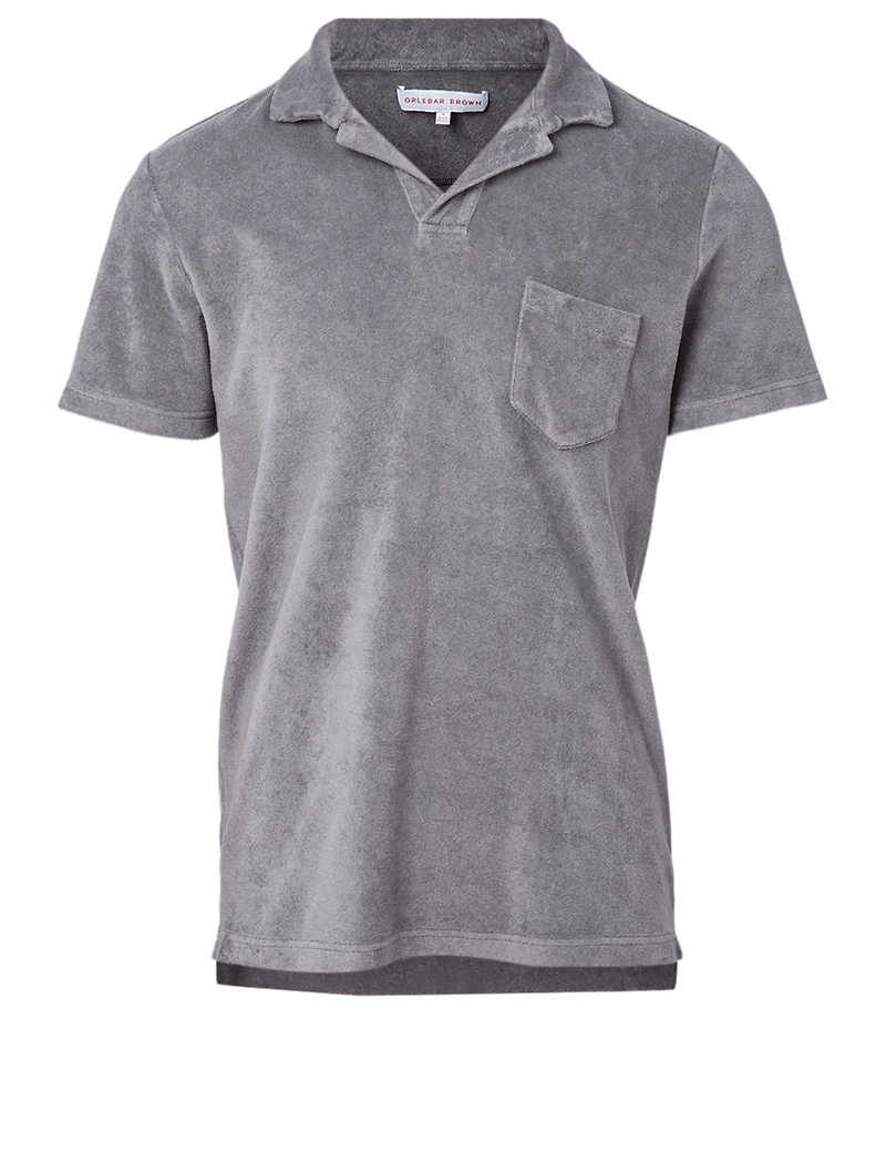 Terry Towelling Polo Shirt