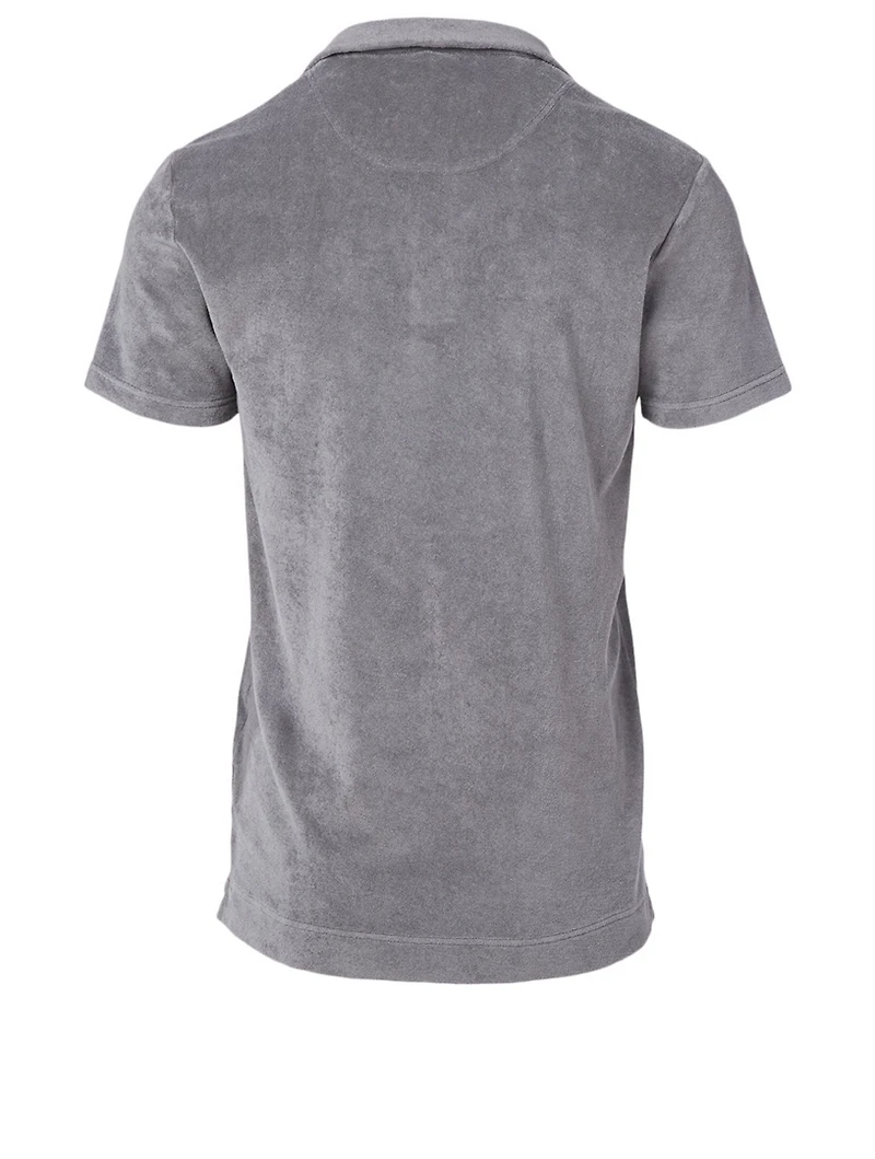 Terry Towelling Polo Shirt