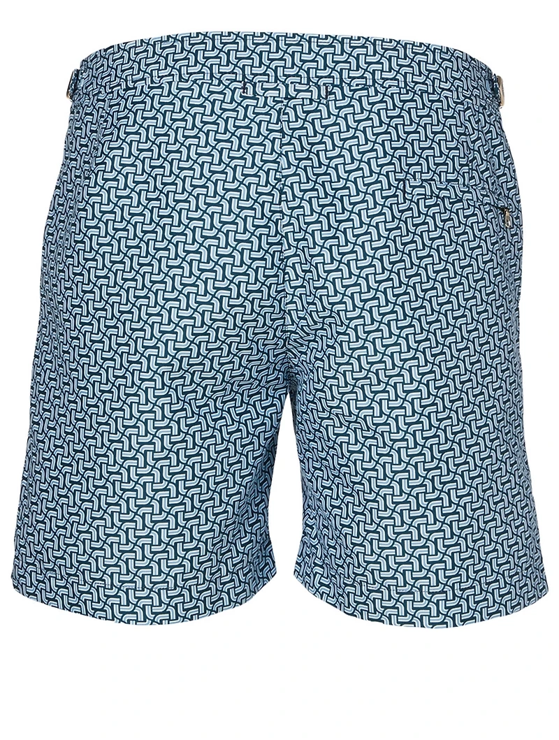 Bulldog Swim Shorts Geo Print