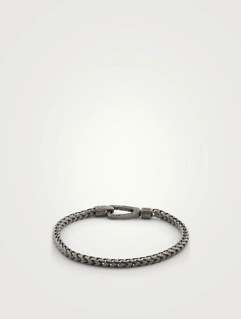 Ulysses Oxidized Silver Bracelet