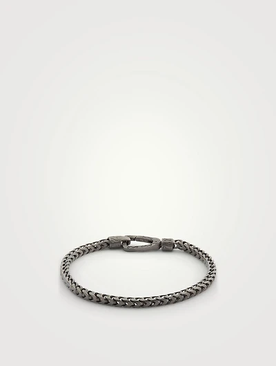 Ulysses Oxidized Silver Bracelet